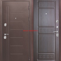 Надежная дверь 10 см Троя Антик Венге